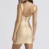 Das OG Gold Bandage Minikleid Das OG Gold Bandage Minikleid