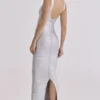 Das OG Silver Bandage Maxi-Kleid – Limited Edition