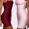 Das rosa Bandage-Minikleid „The Body“ Das rosa Bandage-Minikleid „The Body“