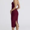 Das Supermodel Ruby Halter-Neck-Bandage-Midi-Kleid Das Supermodel Ruby Halter-Neck-Bandage-Midi-Kleid