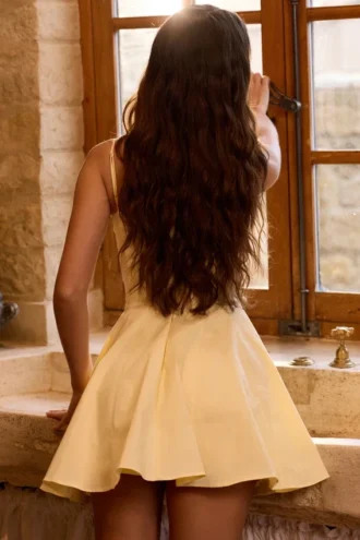 Dolly Lemon Baumwoll-Sommerkleid mit ausgestelltem Rock Dolly Lemon Baumwoll-Sommerkleid mit ausgestelltem Rock