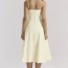 Dolly Lemon Stretch-Baumwolle A-Linie Midi-Sommerkleid Dolly Lemon Stretch-Baumwolle A-Linie Midi-Sommerkleid