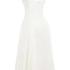 Dorothy – Weißes Midi-Sommerkleid aus Baumwolle Dorothy – Weißes Midi-Sommerkleid aus Baumwolle