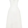 Dorothy – Weißes Midi-Sommerkleid aus Baumwolle Dorothy – Weißes Midi-Sommerkleid aus Baumwolle