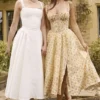 Dorothy – Weißes Midi-Sommerkleid aus Baumwolle Dorothy – Weißes Midi-Sommerkleid aus Baumwolle