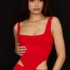 Edetta Scarlet Mesh-Korsett