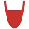 Edetta Scarlet Mesh-Korsett