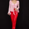 Elenaora Scarlet Vegan Leather Hose Elenaora Scarlet Vegan Leather Hose