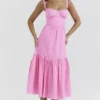 Elia Midi-Sommerkleid in French Pink Elia Midi-Sommerkleid in French Pink
