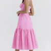 Elia Midi-Sommerkleid in French Pink Elia Midi-Sommerkleid in French Pink