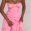 Elia Midi-Sommerkleid in French Pink Elia Midi-Sommerkleid in French Pink