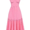 Elia Midi-Sommerkleid in French Pink Elia Midi-Sommerkleid in French Pink