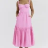 Elia Midi-Sommerkleid in French Pink Elia Midi-Sommerkleid in French Pink