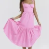 Elia Midi-Sommerkleid in French Pink Elia Midi-Sommerkleid in French Pink