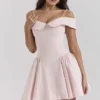 Elida Ballerina Pink Off-Shoulder-Minikleid Elida Ballerina Pink Off-Shoulder-Minikleid