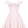 Elida Ballerina Pink Off-Shoulder-Minikleid Elida Ballerina Pink Off-Shoulder-Minikleid
