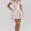 Elida Ballerina Pink Off-Shoulder-Minikleid Elida Ballerina Pink Off-Shoulder-Minikleid