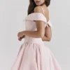 Elida Ballerina Pink Off-Shoulder-Minikleid Elida Ballerina Pink Off-Shoulder-Minikleid
