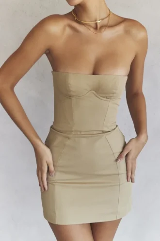 Elissa Stone trägerloses Minikleid
