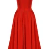 Elizabeth Italian Tomato – trägerloses Midi-Sommerkleid Elizabeth Italian Tomato – trägerloses Midi-Sommerkleid