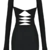 Elize Schwarzes Minikleid