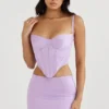 Tamsin Orchid Satin-Korsett Tamsin Orchid Satin-Korsett
