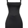 Enya Schwarzes Korsetts-Minikleid Enya Schwarzes Korsetts-Minikleid