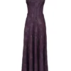 Esme Maxikleid aus Lurex-Chiffon in Traubenrot Esme Maxikleid aus Lurex-Chiffon in Traubenrot