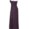 Esme Maxikleid aus Lurex-Chiffon in Traubenrot Esme Maxikleid aus Lurex-Chiffon in Traubenrot