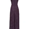 Esme Maxikleid aus Lurex-Chiffon in Traubenrot Esme Maxikleid aus Lurex-Chiffon in Traubenrot