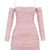 Estella Kleid in zartem Rosa mit Kristallverzierung Estella Kleid in zartem Rosa mit Kristallverzierung
