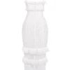 Eve Weißes Broderie-Maxikleid
