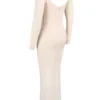 Everly Blush Mesh-Maxikleid mit Bodys Everly Blush Mesh-Maxikleid mit Bodys