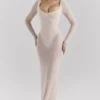 Everly Blush Mesh-Maxikleid mit Bodys Everly Blush Mesh-Maxikleid mit Bodys