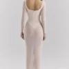 Everly Blush Mesh-Maxikleid mit Bodys Everly Blush Mesh-Maxikleid mit Bodys