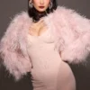 Everly Blush Mesh-Maxikleid mit Bodys Everly Blush Mesh-Maxikleid mit Bodys
