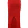 Faith Holly Roter Midirock aus Kaschmirmischung Faith Holly Roter Midirock aus Kaschmirmischung