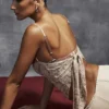 Fernanda Cremefarbenes Paisley-Spitzen-Oberteil Fernanda Cremefarbenes Paisley-Spitzen-Oberteil