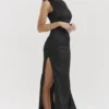 Filomena Schwarzes Maxikleid Filomena Schwarzes Maxikleid