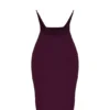 Florentina Merlot Drapiertes Midikleid Florentina Merlot Drapiertes Midikleid