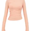 Floria Sorbet gerafftes Langarm-Oberteil mit BH Floria Sorbet gerafftes Langarm-Oberteil mit BH