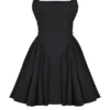 Florianne Schwarzes Minikleid mit Schleifen Florianne Schwarzes Minikleid mit Schleifen