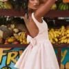 Florianne Soft Peach Schleifen-Minikleid Florianne Soft Peach Schleifen-Minikleid