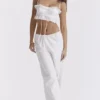 Frankie Weiße Broderie-Anglaise-Hose Frankie Weiße Broderie-Anglaise-Hose
