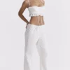 Frankie Weiße Broderie-Anglaise-Hose Frankie Weiße Broderie-Anglaise-Hose