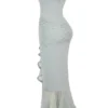 Gabriella Pistachio Rüschen-Abendkleid Gabriella Pistachio Rüschen-Abendkleid