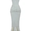 Gabriella Pistachio Rüschen-Abendkleid Gabriella Pistachio Rüschen-Abendkleid