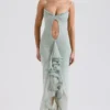 Gabriella Pistachio Rüschen-Abendkleid Gabriella Pistachio Rüschen-Abendkleid