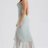 Gabriella Pistachio Rüschen-Abendkleid Gabriella Pistachio Rüschen-Abendkleid