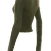 Gene Khaki Weicher, flauschige Strickjacke Gene Khaki Weicher, flauschige Strickjacke